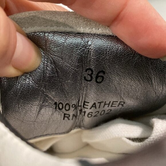 Zadig & Voltaire Leather White Sneakers - Picture 11 of 12